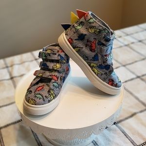 Dinosaur Toddler High Top Shoes
